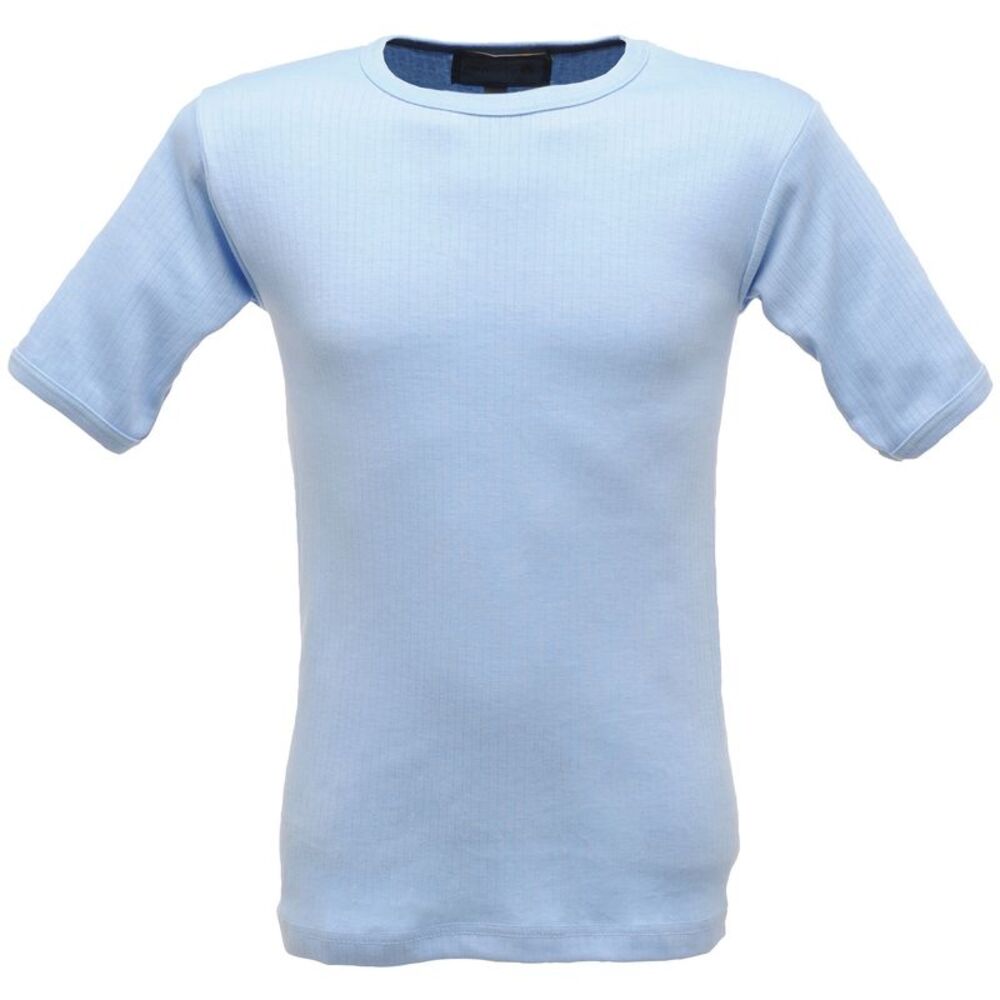 Regatta Professional Mens Thermal Short-Sleeved Base Layer Top / Blue